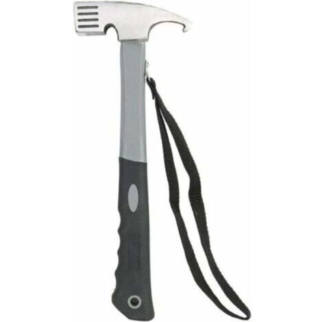 Marteau de Camping, Maillet de Camping, Extracteur de Piquets de Tente, Marteau Multifonction en Aluminium à Haute Teneur en Carbone avec Extracteur de Piquets de Tente pour Camping en Plein Air
