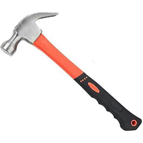 Marteau de charpentier, arrache-clous, marteau de coffrage, manche en acier au carbone poli et fibre de verre, bricolage