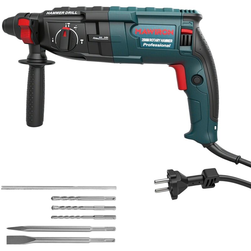 Marteau de démolition 1300W, petit marteau de démolition électrique filaire