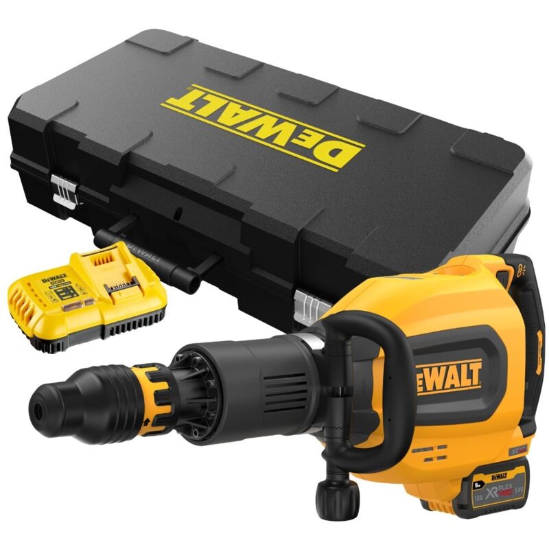 Marteau de démolition DEWALT XR FLEXVOLT 54V 3Ah Li Ion SDS max 27J 3 batteries DCH911X3 QW