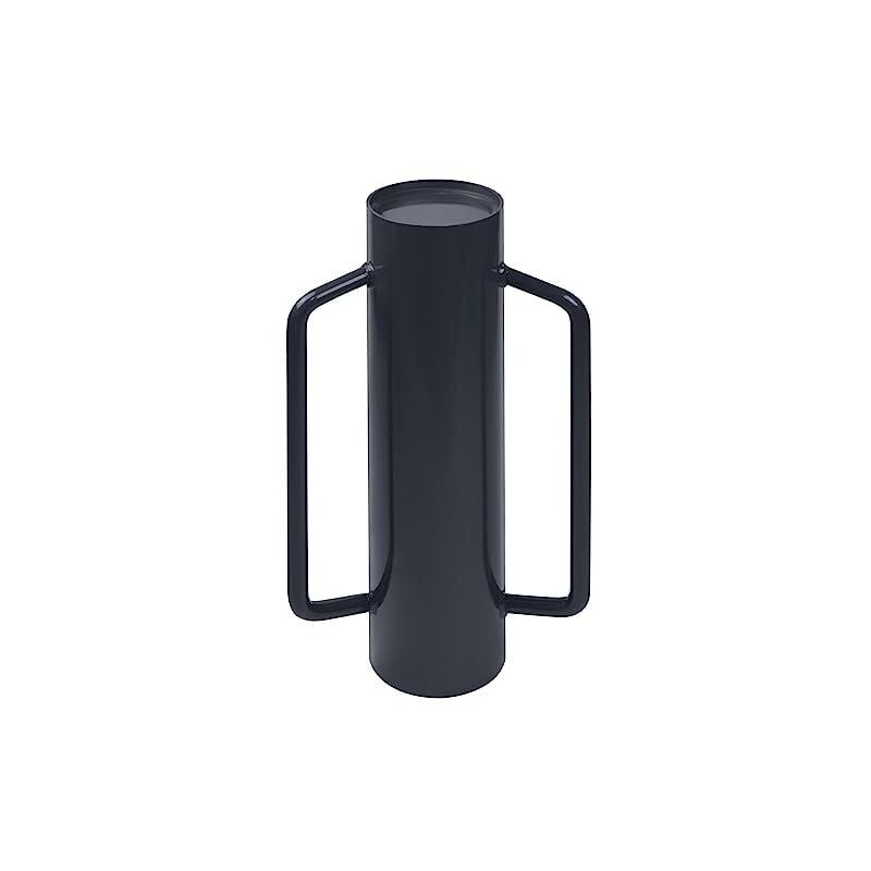 Rampe de pieu pour poteaux jusqu'à 130 mm de diamètre - En acier robuste - Avec poignée ergonomique - Anthracite Naizy