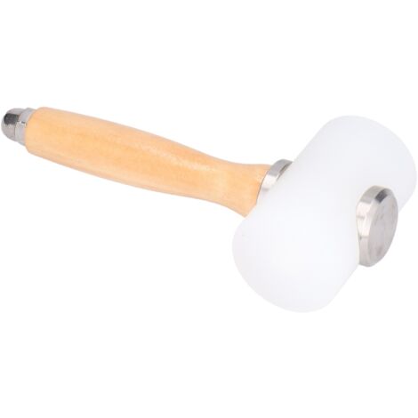 Marteau de Sculpture en Cuir à Double Tête avec Manche en Bois pour Travail du Cuir DIY