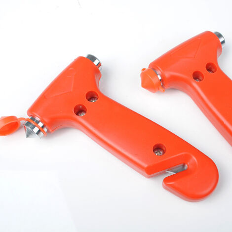 Marteau de sécurité 1 en 1 pour vitres de voiture, marteau d'urgence avec coupe-ceinture de sécurité-AquaForge