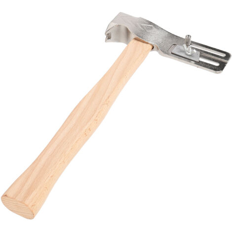 Marteau de toiture magnétique, hache multifonctionnelle avec manche en bois massif pour la réparation de la Construction du toit