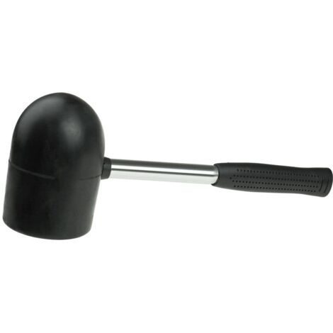 Marteau dedra 13m160 tête caoutchouc 90 mm manche acier