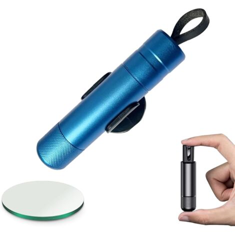 Marteau d'urgence pour voiture Safe Pro X, marteau de vitre automatique pour utilisation terrestre et sous-marine (1 pièce - bleu)-AquaForge