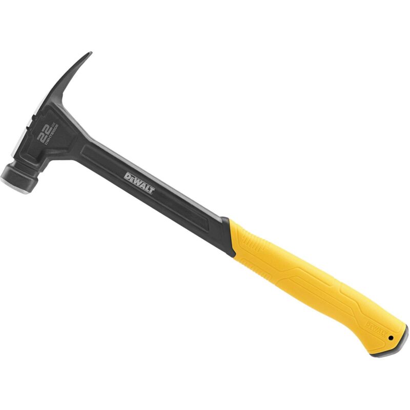 Outillage Marteau en acier 624 g nez droit tête lisse DWHT51006 0 Dewalt