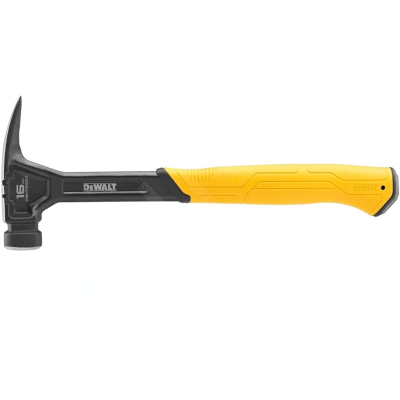 DeWALT Outillage Marteau de charpentier 454 g panne droite tête plate DWHT51003 0