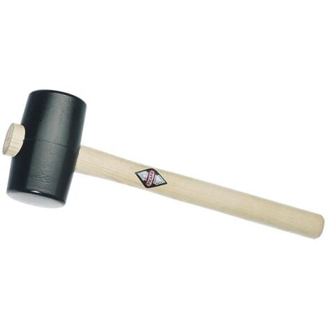 Marteau en caoutchouc plat 75 mm diamètre 800 g