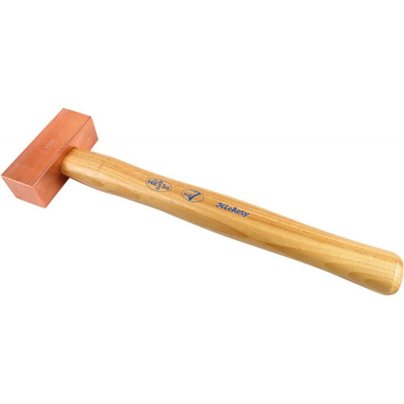 FP - Marteau en cuivre 250g avec manche en hickory Haso