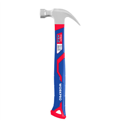 Marteau Griffe Courbe Workpro 225g Léger, Polyvalent Et Ergonomique - Workpro