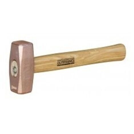 Marteau outifrance copper mallet tête cuivre manche bois