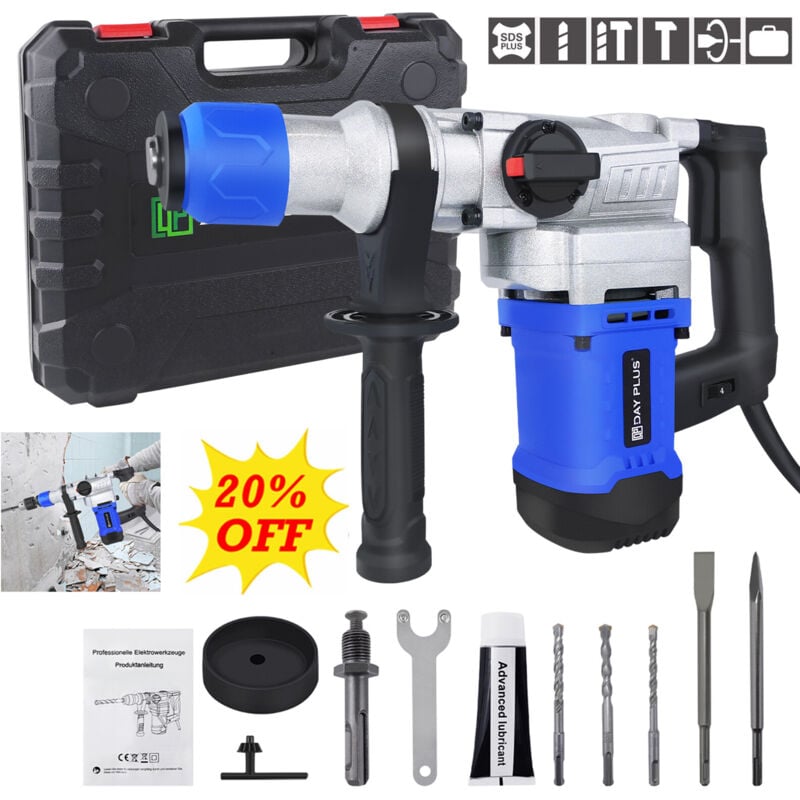 Marteau à percussion marteau à percussion sds plus marteau à ciseaux ProFi 1500W outils
