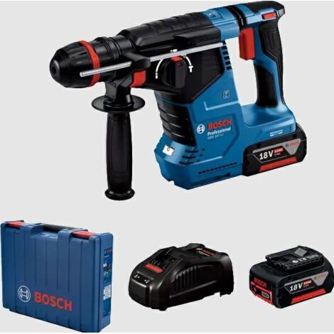 Marteau perforateur Bosch GBH 187-LI 18 V 2 4 J SDS-plus 2x5 0 Ah accu.