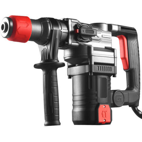Marteau Perforateur Électrique SDS-Plus 2200W Perforateur Burineur 5.5J Vitesse de rotation : 0-930r/min Vitesse du marteau : 0-3300r/min, 6 Vitesses, 3 Fonctions, Technologie Anti-vibration Capacitde