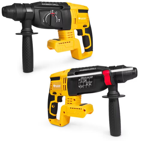 Marteau perforateur rotatif sans fil 26mm SDS Plus 4 vitesses compatible DeWalt 20V – perceuse à percussion électrique professionnelle, sans batterie