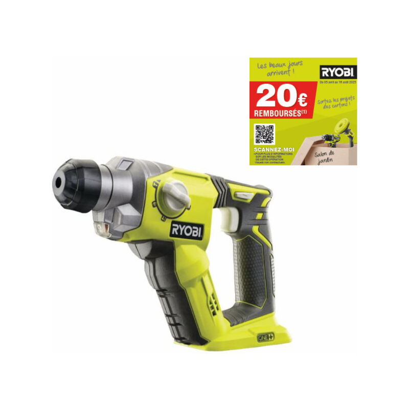 Ryobi - Marteau perforateur R18SDS-0 - 18V One+ - sans batterie ni chargeur
