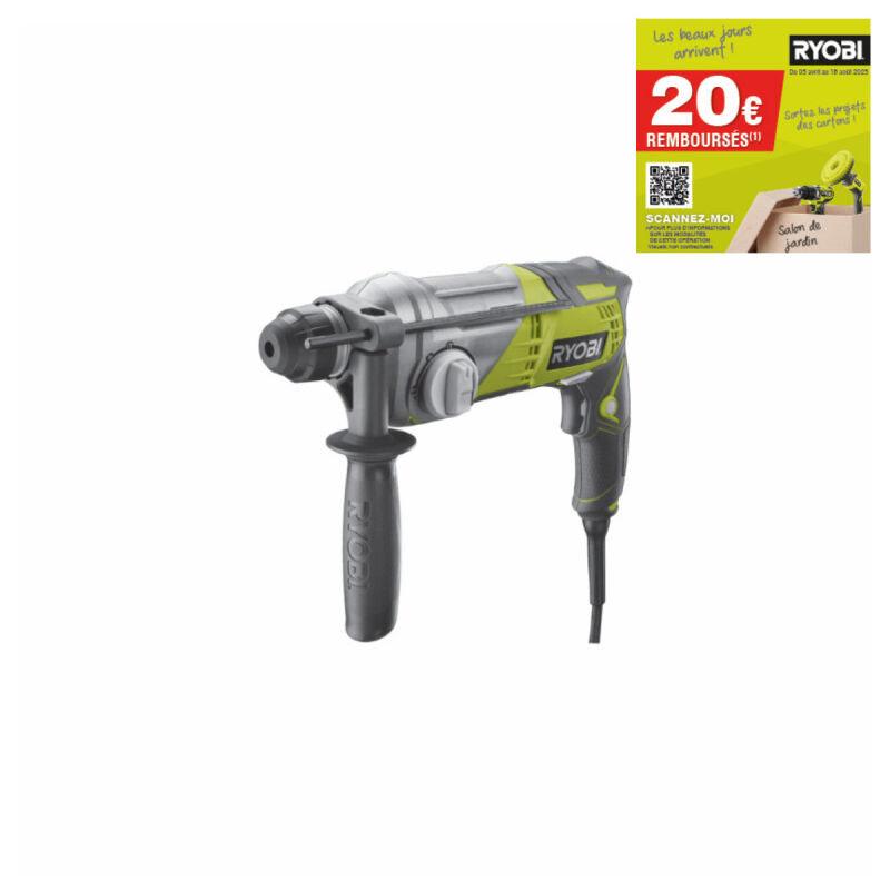 Marteau perforateur RYOBI - SDSPlus - 680 W - RSDS680-KA2