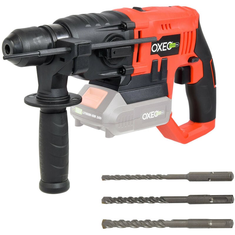 Marteau perforateur sans fil 18V Easy Full 1.2 joules - livré sans batterie - 2 vitesses - poignée anti-vibration - 3 mèches