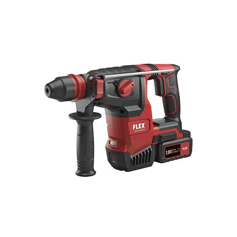 Marteau perforateur sans fil Flex che 2-26 18.0-EC 18V et 2x5,0 Ah batteries et chargeur