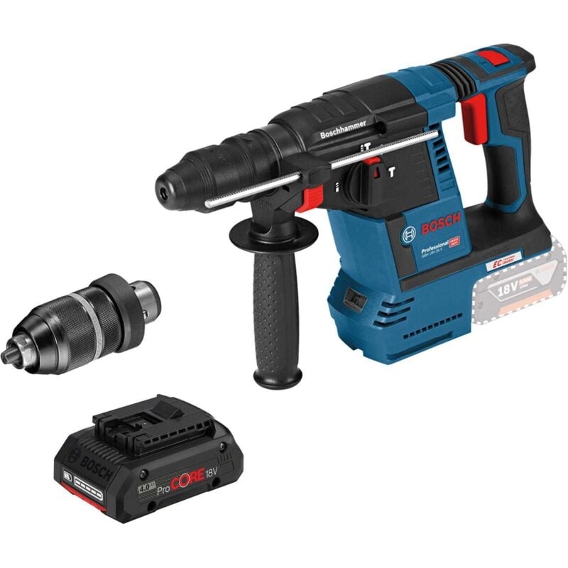 Marteau perforateur sans fil gbh 18V-26 f Bosch 1x batterie ProCORE18V 4,0 Ah