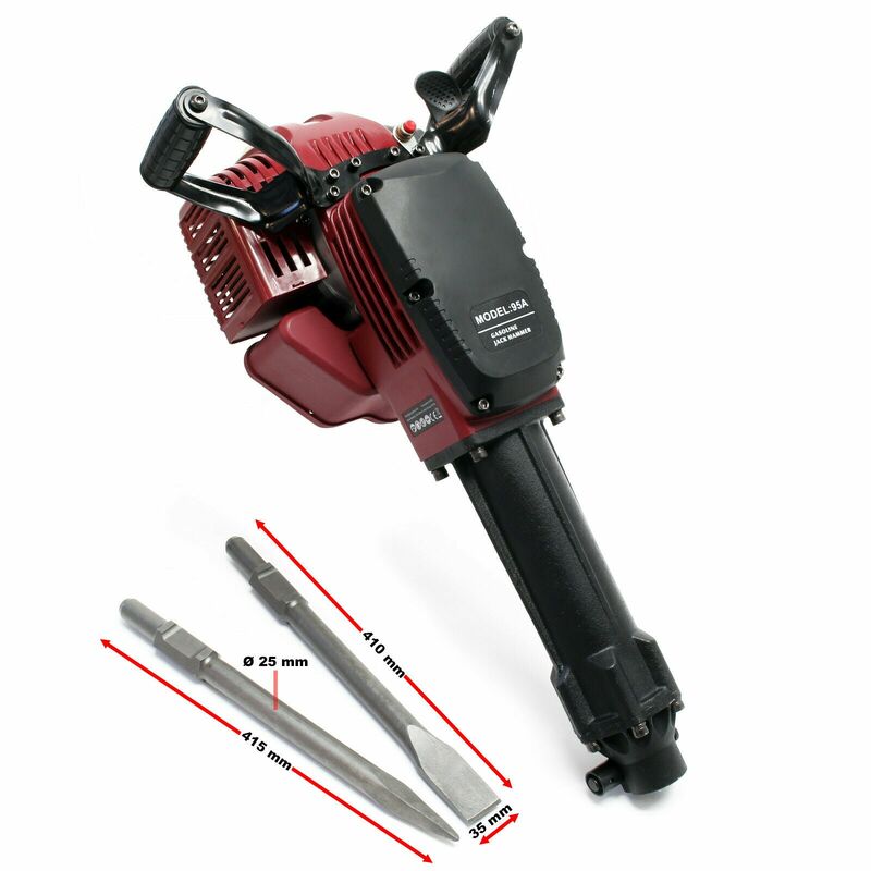 Marteau-piqueur 2,5 cv 55j 1500 1/min burineur brise-béton perceuse à percussion