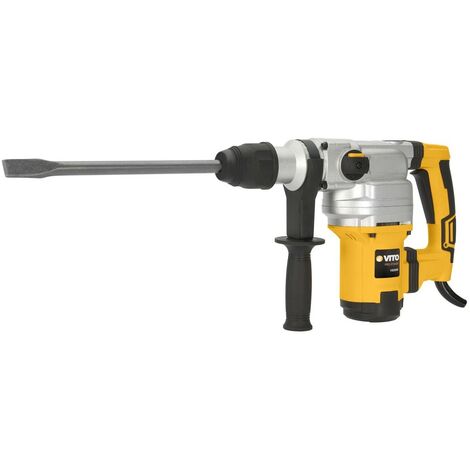 Marteau piqueur perforateur VITO 1050W SDS PLUS- Force de frappe 9 joules - 3 fonctions - mallette + 7 accessoires