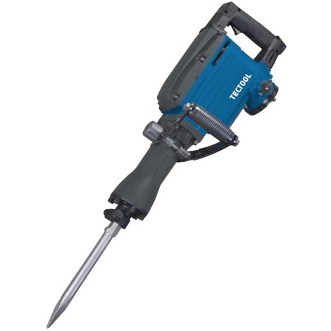 Marteau piqueur TECTOOL TDH 1700 avec 1700 watt dans mallette plastique avec roulettes