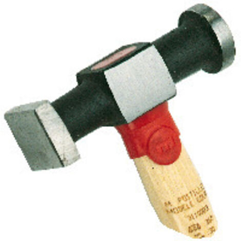 Marteau postillon modèle court – Manche hickory – Longueur 28 cm – Tête en acier carbone C45E 10,5 cm – Résistance mécanique élevée