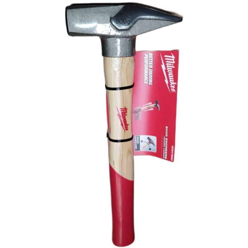 Milwaukee - 4932478669 Marteau Rivoir Manche Bois 0.8kg