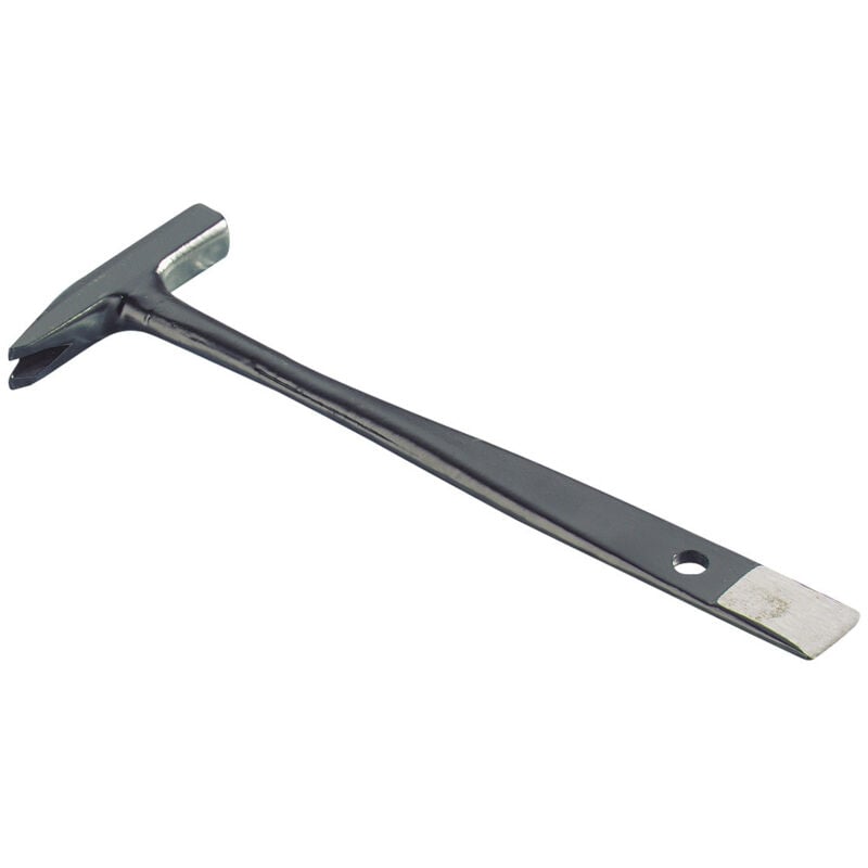 L'outil Parfait - Marteau de vitrier en acier tête plate avec arrache-clou