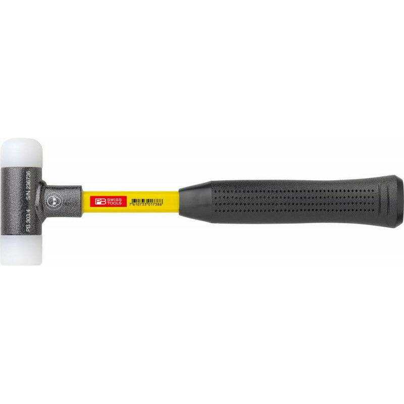 Image of Pb Swiss Tools - Martello a testa morbida con impugnatura in fibra di vetro, anti-contraccolpo 22 mm