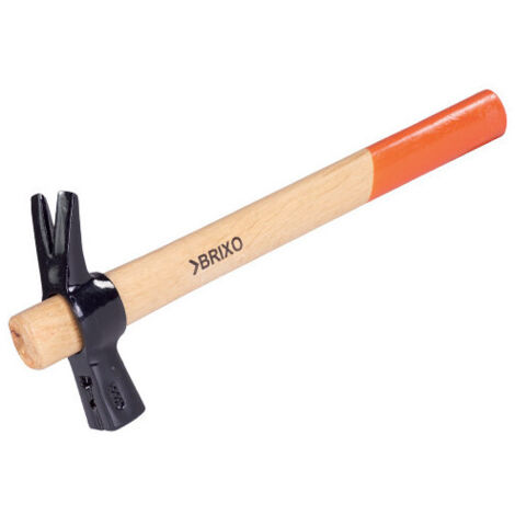 Martello carpentiere Brixo 300g – Manico in legno, Testa con calamita