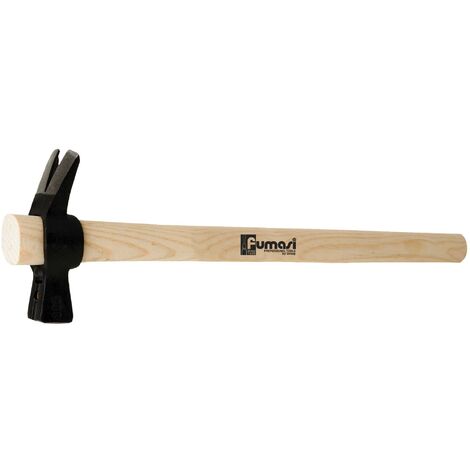 Martello da carpentiere con manico in legno - Peso: 400 gr