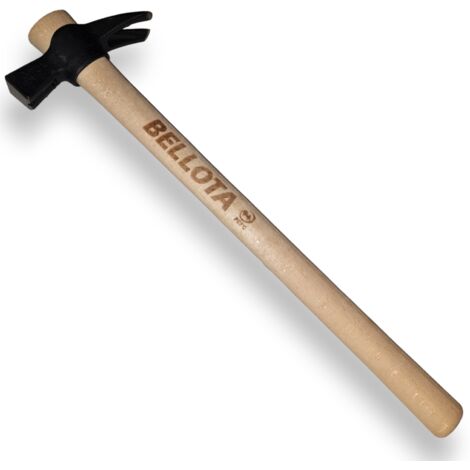 Martello Da Carpentiere in acciaio con Magnete reggichiodi e manico lungo in legno 45 cm