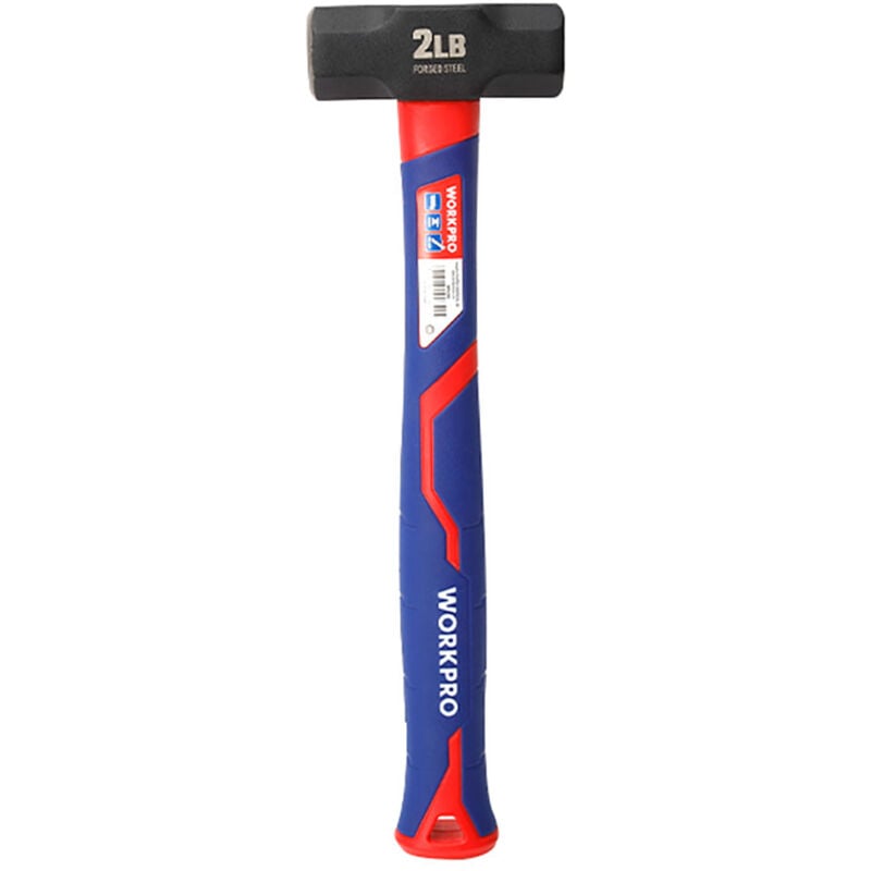 WORKPRO Martello de pietra de 2000 g con manico de...