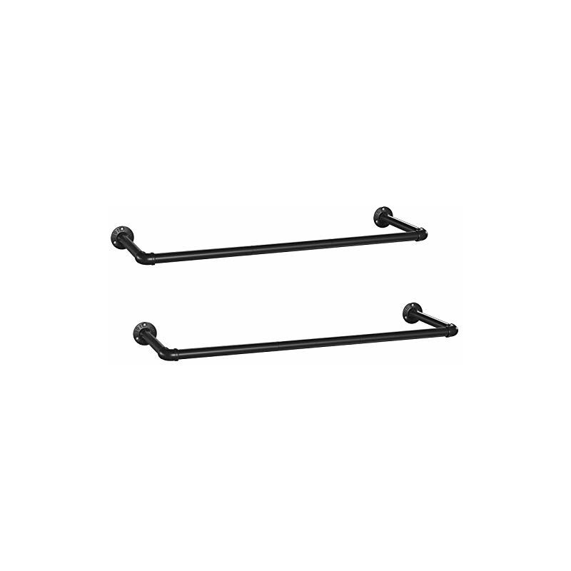 Attaccapanni da Muro Set 2 pz Stile Industriale