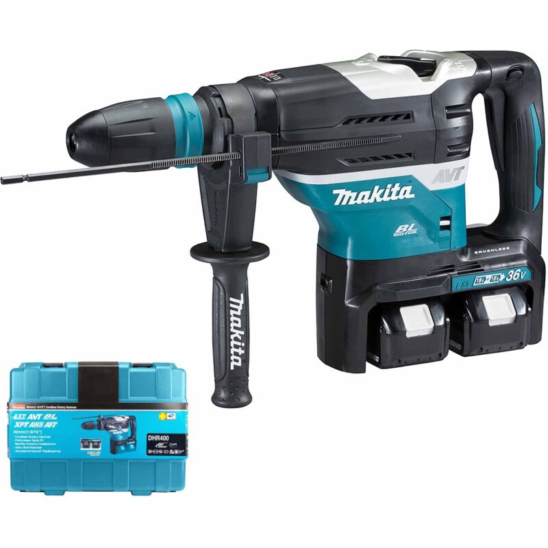 Makita - Martello rotante a batteria lxt 18 v x 2 - lxt - sds-max - 40 mm - 8,0 j