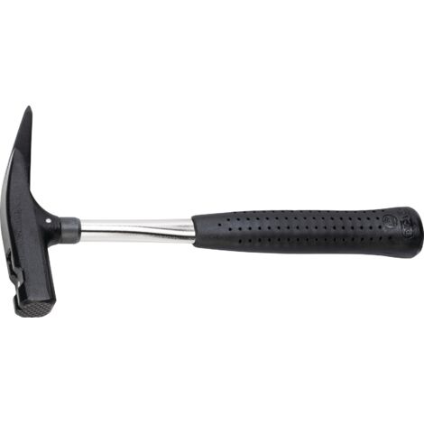 Martello di piombo 60010 testa-G.600g senza magnete, scanalato, STA nero verniciato