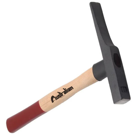 MARTELLO ELETTRICISTA TIPO FRANCESE PENNA LUNGA MANICO LEGNO TOP 200g AUSTRALIAN