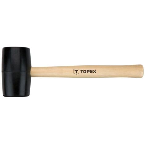 Martello in gomma Topex 02a343 340g manico in legno