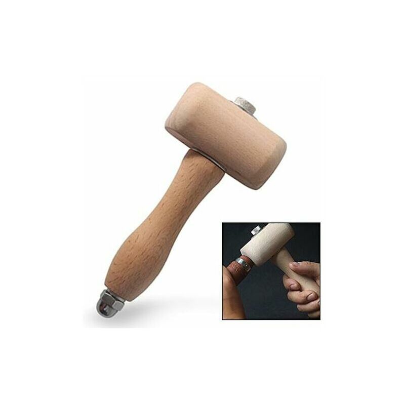 Martello in legno di faggio, martello per intaglio...