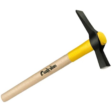 Martello per muratore con manico lungo 37 cm realizzato in legno Mix -600 gr