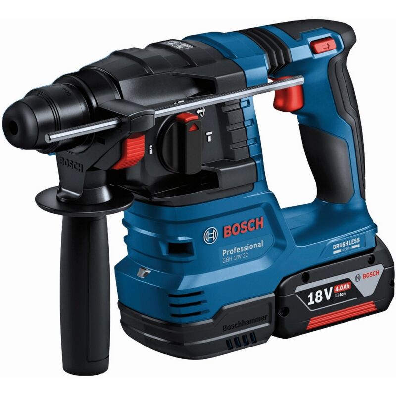 1PZ MARTELLO PERFORATORE GBH 18V-22 2 BATT.4,0 AH con valigetta