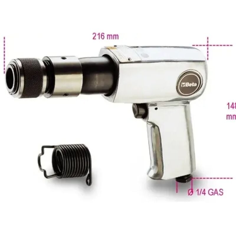 1940 marteau burineur pneumatique - 11 mm - Beta