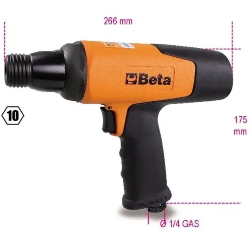 1940e10 marteau burineur pneumatique - 10 mm - Beta