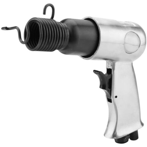 Martello scalpellatore pneumatico con kit 7 pezzi incluso 4 scalpelli e molla per lavorazioni di precisione 150 mm 4500 colpi al minuto
