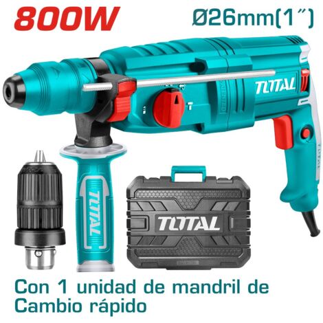 MARTELLO TASSELLATORE SDS-PLUS SCALPELLATORE TRAPANO 800W TOTAL