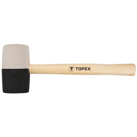 Martello topex 02A355 testa gomma doppia durezza manico legno