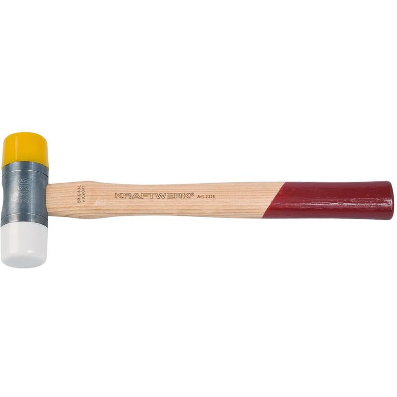 Martillo de cara blanda con cabezas de nylon/PU ø 35 mm